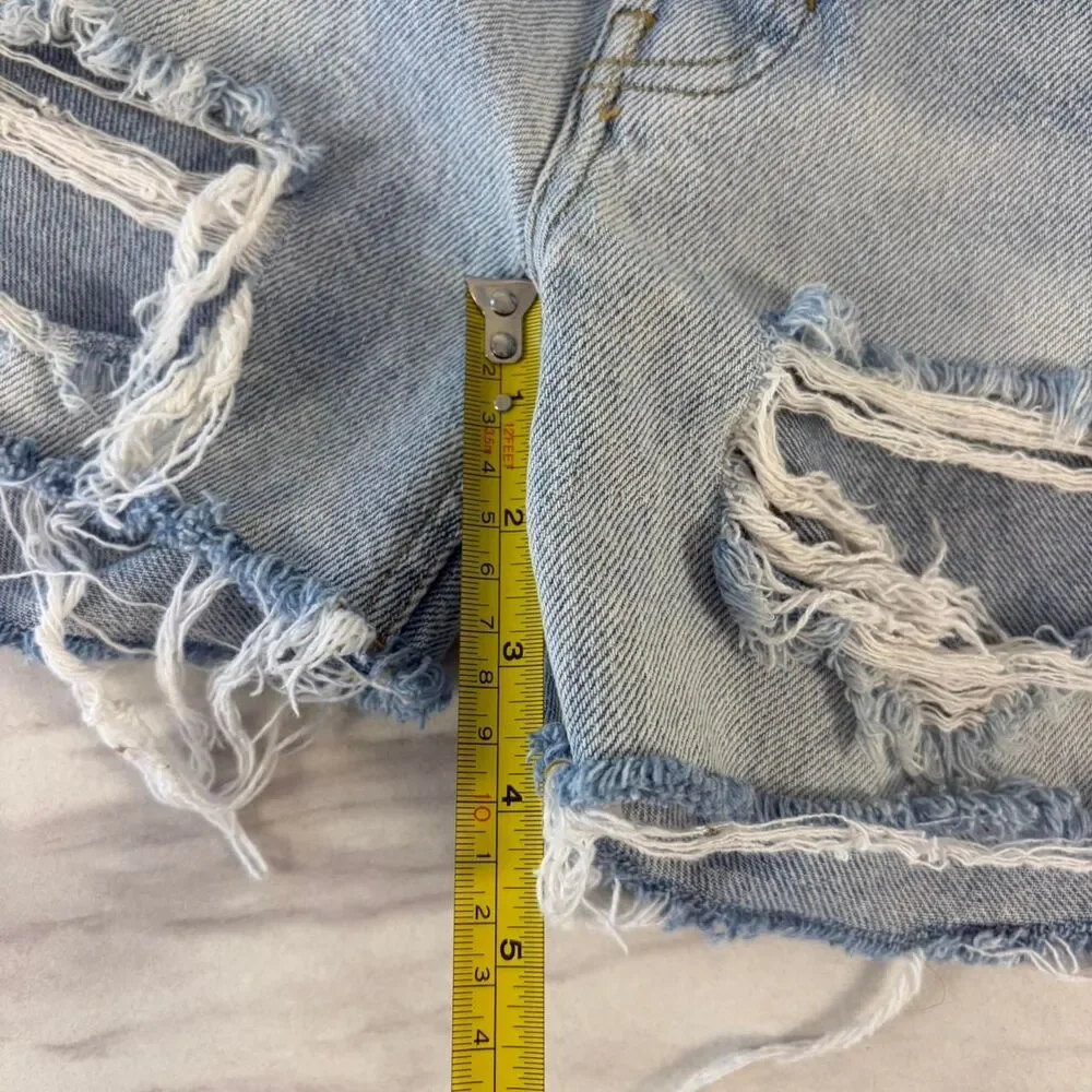 Pacsun light wash denim shorts lot